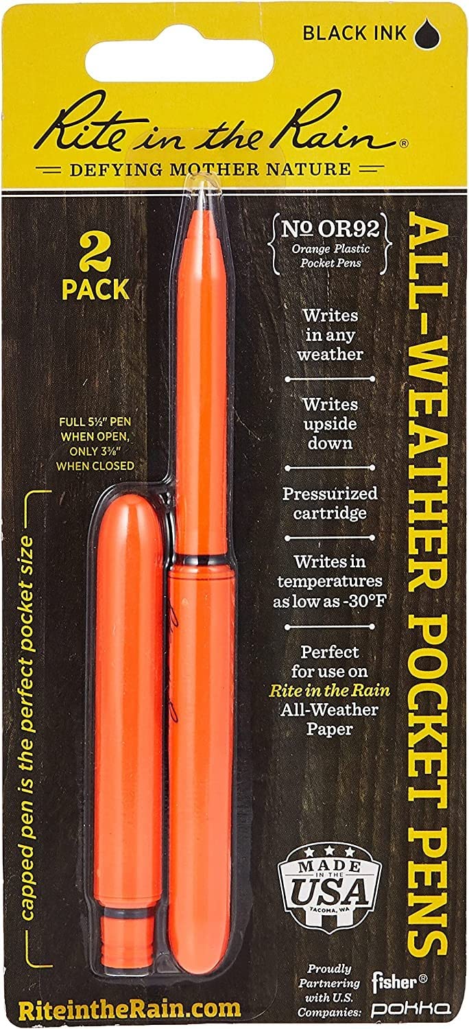 2 Best Weatherproof Pens